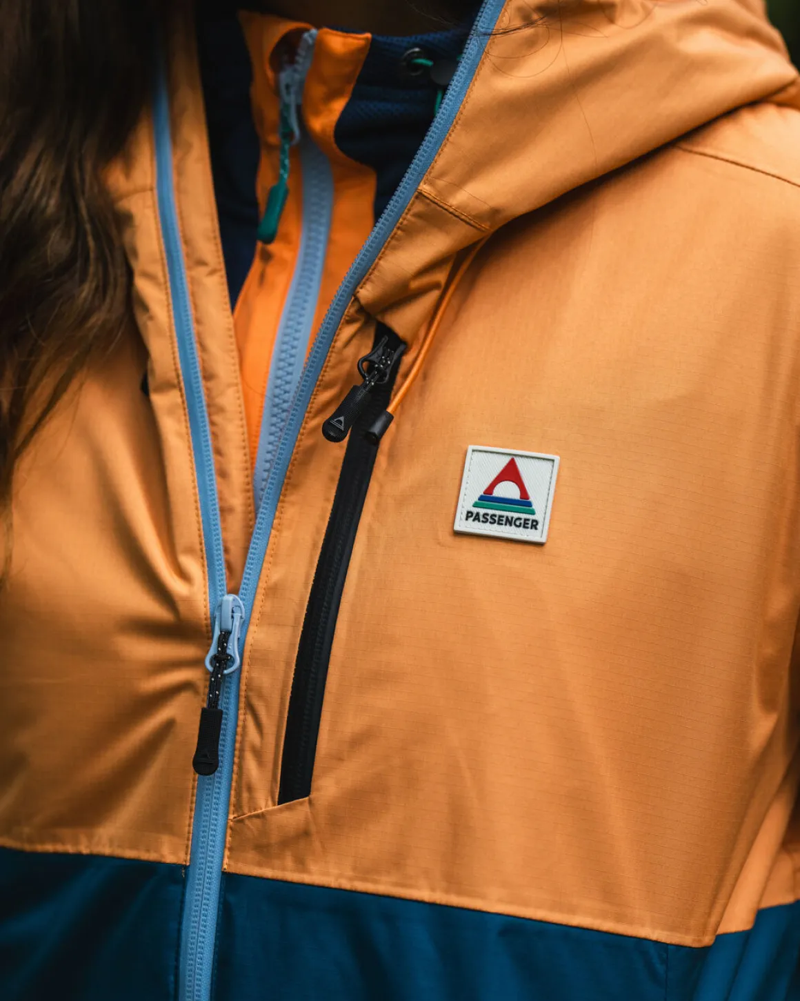 Veste Isolée Résistante à l'Eau Terrain - Corsair Blue/ Apricot