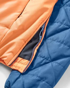 Veste Isolée Trace Recycled Thermore® - Denim Foncé/ Abricot