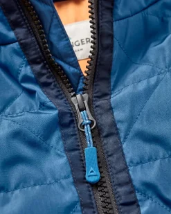 Veste Isolée Trace Recycled Thermore® - Denim Foncé/ Abricot