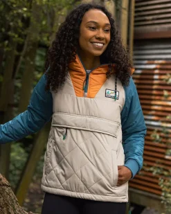Veste Ocean Recyclée Isolée avec Demi-Zip - Plume