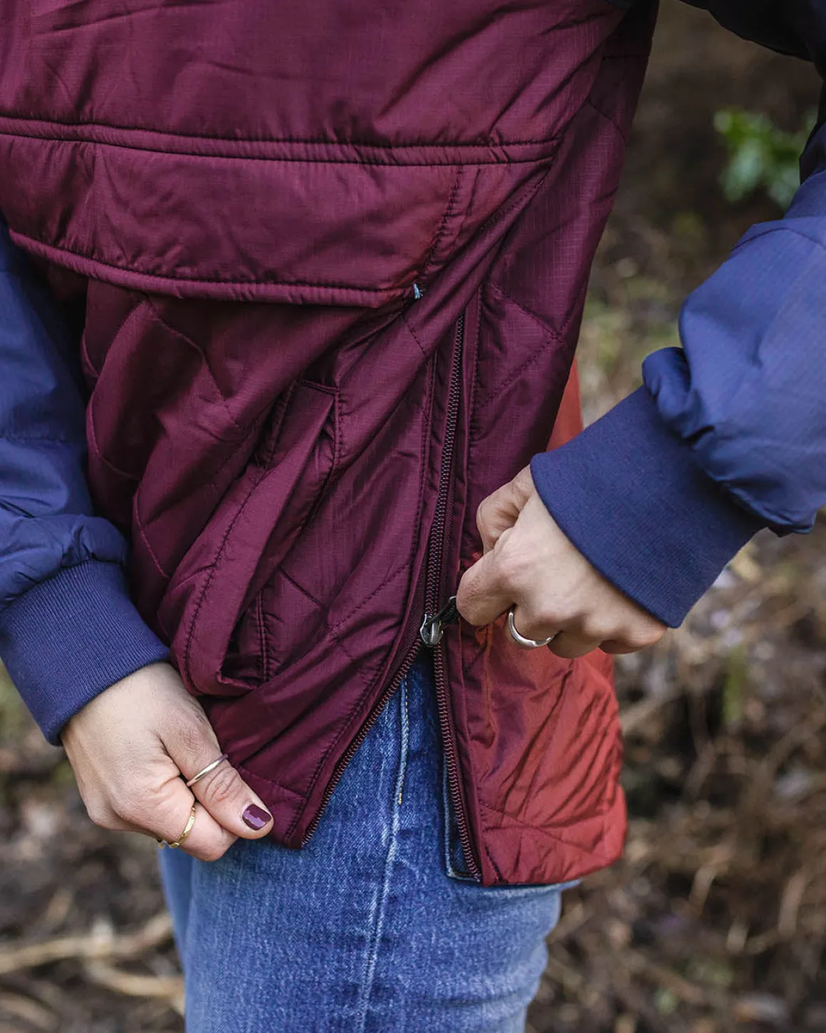Veste Ocean Recyclée Isolée 1/2 Zip - Windsor Wine