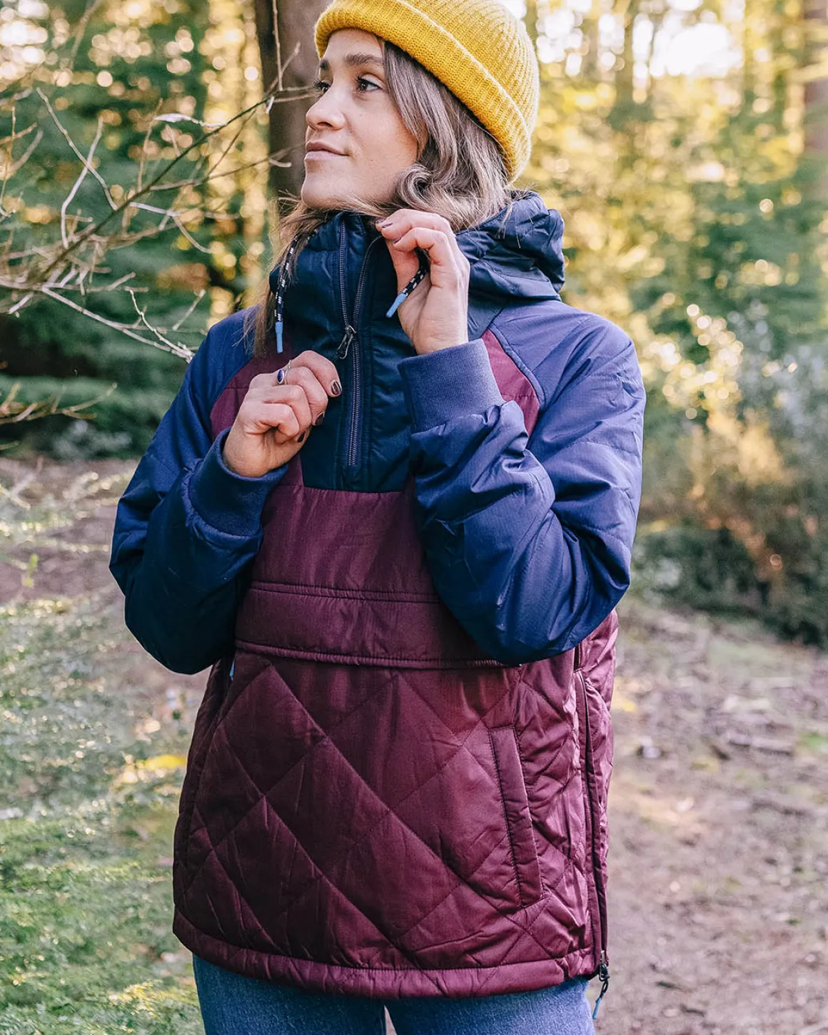 Veste Ocean Recyclée Isolée 1/2 Zip - Windsor Wine