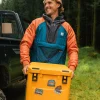 Veste Oceanic Recyclée Isolée 1/2 Zip - Bleu Tidal/Orange Brûlé