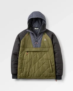 Veste Oceanic Recyclée Isolée 1/2 Zip - Noir/Khaki