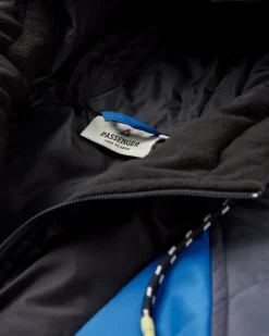 Veste Oceanic Recyclée Isolée 1/2 Zip - Bleu Azure/Charbon