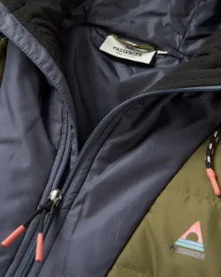 Veste Oceanic Recyclée Isolée 1/2 Zip - Noir/Khaki