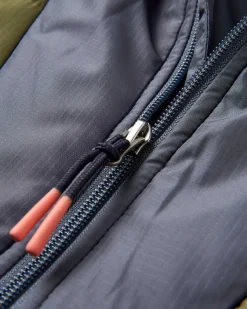 Veste Oceanic Recyclée Isolée 1/2 Zip - Noir/Khaki