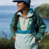 Viento Recycled Windshell Anorak - Surf Spray/Deep Sea